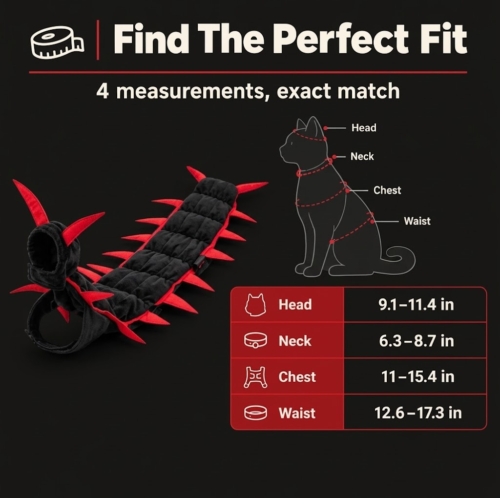 🐱 Funny Centipede Cat Costume