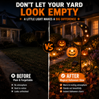 🔥 55% OFF TODAY 👻 Solar Halloween Garden Stake Light with Black Cat & Pumpkin