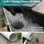 304 Stainless Steel Gutter Guard for Pipes & Vents