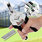 M Type Hog Ring Pliers Kit – Semi-Automatic Spring-Loaded High-Efficiency Cage & Fence Repair Tool