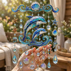 🐋Ocean-Inspired Acrylic Crystal Wind Chime– Bring the Ocean Glow to Your Garden