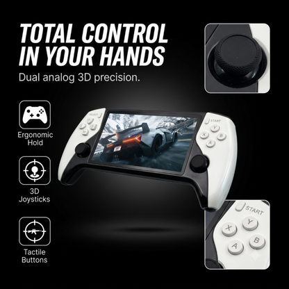 Retro Handheld Game Console with HD 5-inch IPS Screen over 20,000 Games