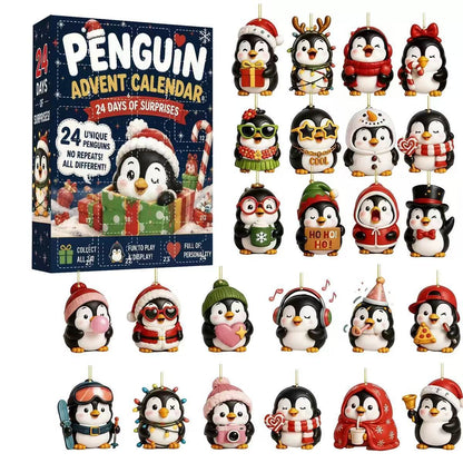 24-Day 3D Penguin Advent Calendar