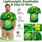 Funny 3D Watermelon Belly T-Shirt