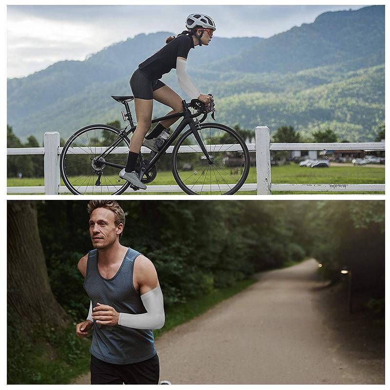 UPF 50+ Cooling Arm Sleeves - Ultimate Sun Protection & Instant Ice-Cool Comfort for All Outdoor Activities