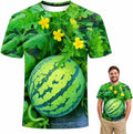 Funny 3D Watermelon Belly T-Shirt