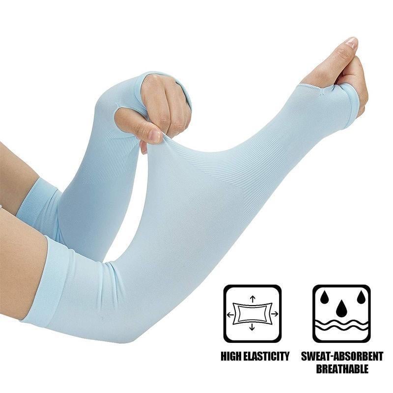 UPF 50+ Cooling Arm Sleeves - Ultimate Sun Protection & Instant Ice-Cool Comfort for All Outdoor Activities