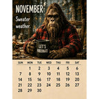 🦶2027 Bigfoot's Daily Life Calendar