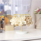 Claw Clip Organizer with 16 Metal Hooks