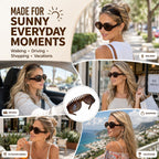 2-In-1 Tortoiseshell Headband Sunglasses