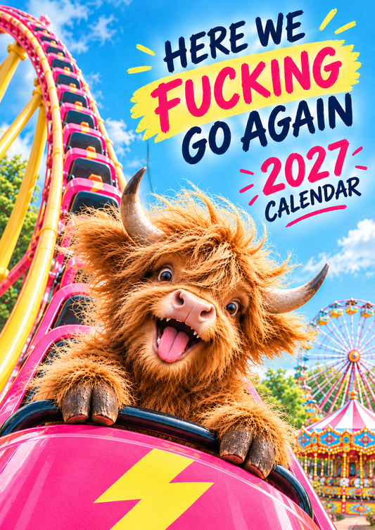 HERE WE FUCKING GO AGAIN 2027 Calendar