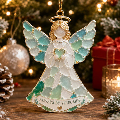 🎄🌊 Sea Glass Christmas Blessing Ornaments
