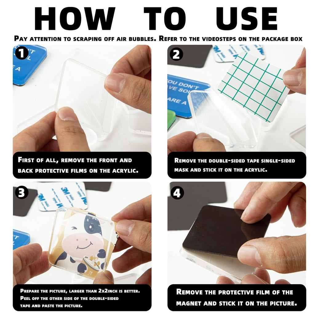 DIY Acrylic Fridge Magnet Craft Kit
