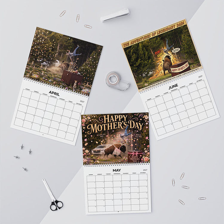 Do Not Pet The Fluffy Cows 2027 Calendar