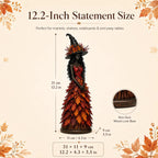 🧙 Enchanted Autumn Witch Figurine
