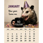 🐭2027 Opossum Calendar - 12 Months of Moods