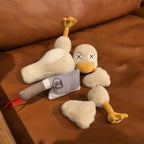 Magnetic Rage Duck, Detachable Duck Plush Toy with a Plush Knife