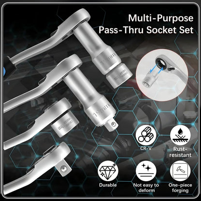 17-Piece Pass-Through Socket Set 🔧
