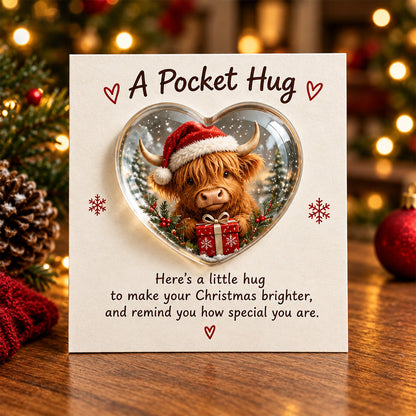 🐮 Highland Cow Pocket Hug