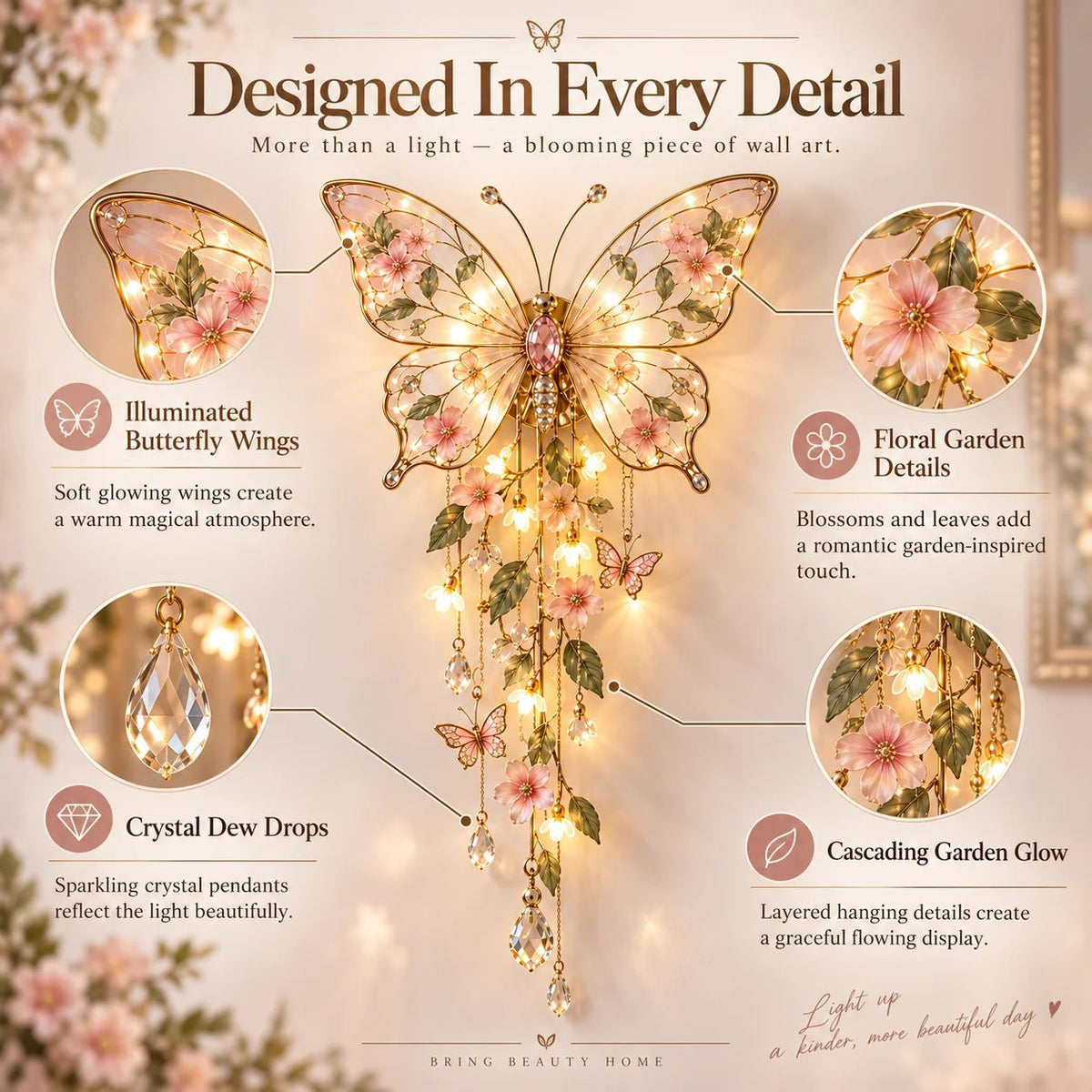 🦋Butterfly Garden Light - 31.5-Inch
