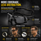 🕶️ Photochromic Safety Glasses – Indoor & Outdoor Impact Protection