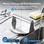 Stainless Steel Burger Press Smash Burger Press- Pro Non-Stick Burger Smasher🍔