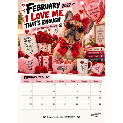 🐶 2027 French Bulldog Calendar
