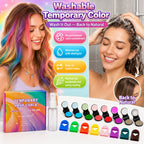 12-Color Temporary Hair Chalk Set
