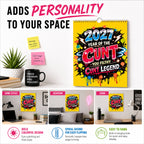 🎁2027 Year of the Cunt Wall Calendar – Bold Graffiti Humor Calendar📆🌟