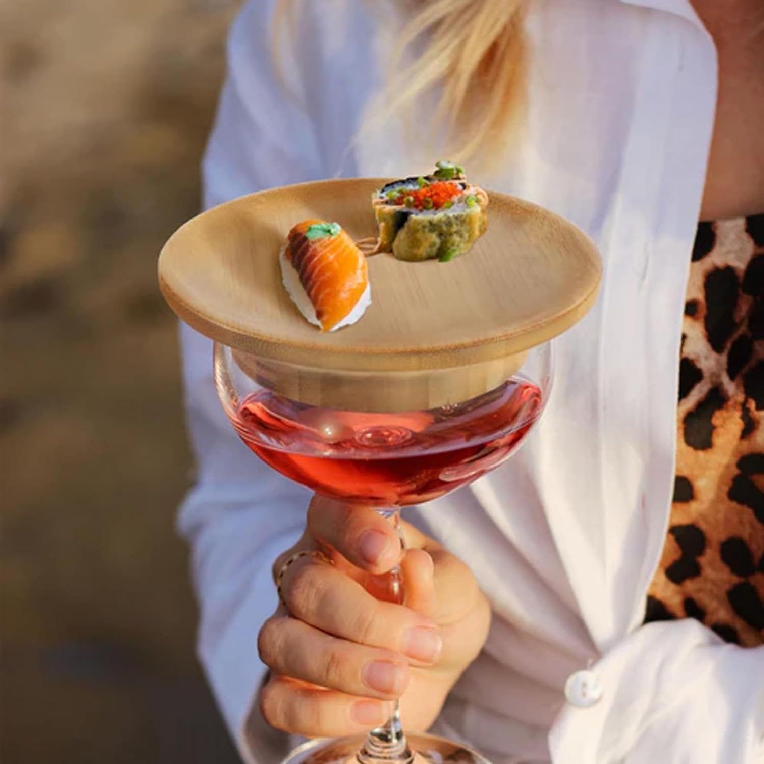 4 Pcs Wine Glass Charcuterie Topper
