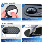 Universal Anti-Slip Car Dashboard Mat with 360° Rotating Phone Holder