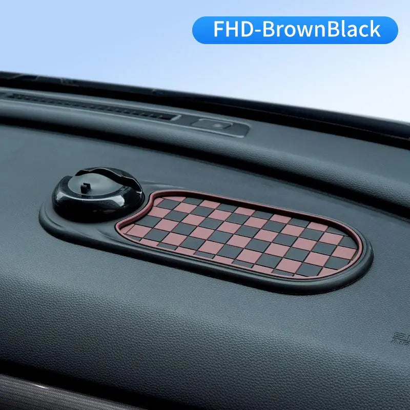 Universal Anti-Slip Car Dashboard Mat with 360° Rotating Phone Holder