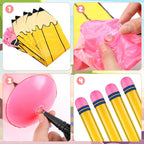 🎈 ✏️Back to School Classroom Decoration- Giant Inflatable Pencil Balloons Set for First Day Party & Photo Props