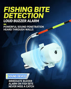 Electronic Fishing Bite Alarm | LED Night Fishing Indicator & Buzzer