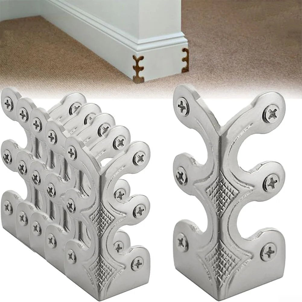 1 Set (6 Pcs) Baseboard Corner Protectors for Furniture