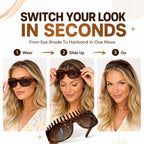2-In-1 Tortoiseshell Headband Sunglasses