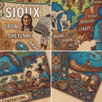 🧩Honoring Native Nations: The True Americans Jigsaw Puzzle