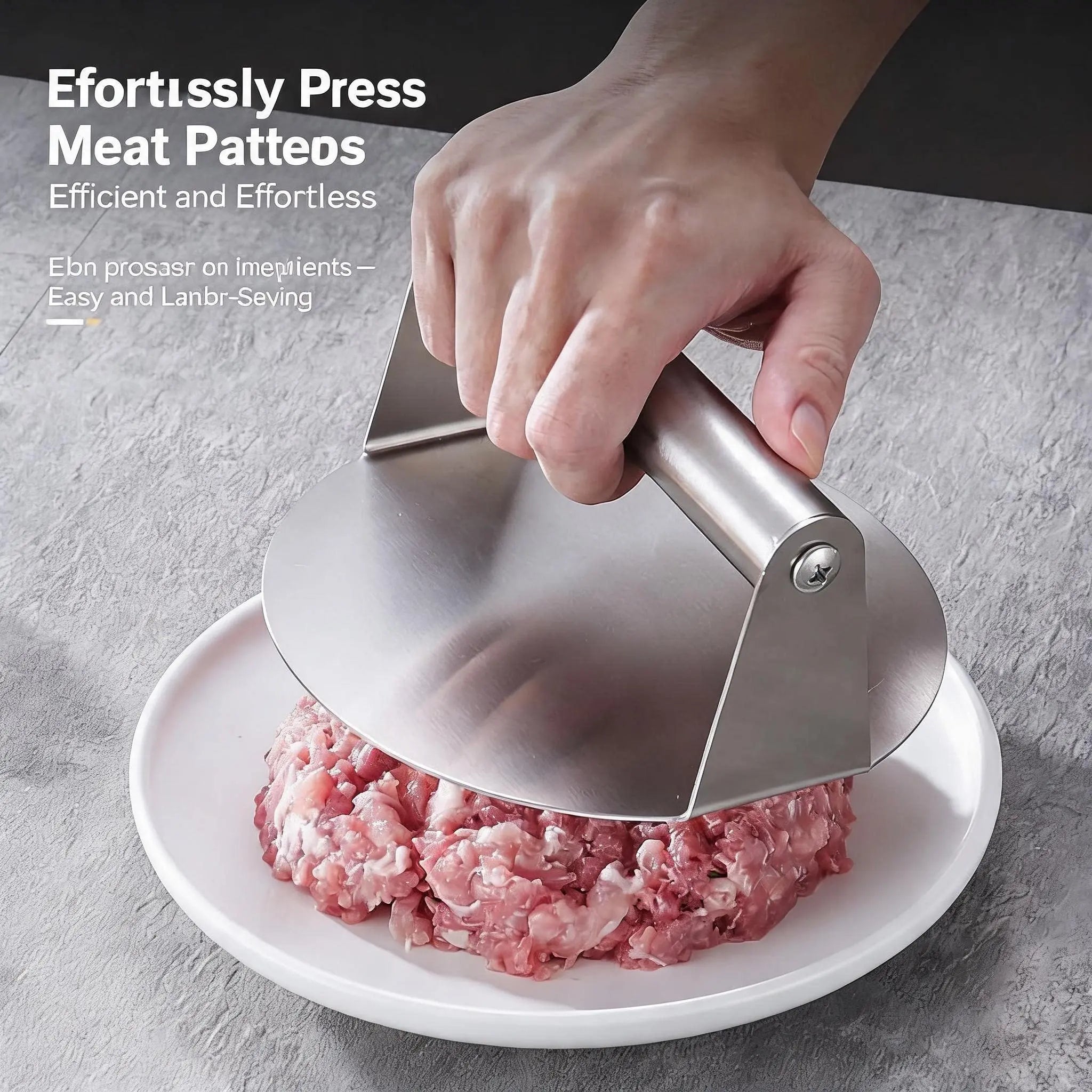 Stainless Steel Burger Press Smash Burger Press- Pro Non-Stick Burger Smasher🍔