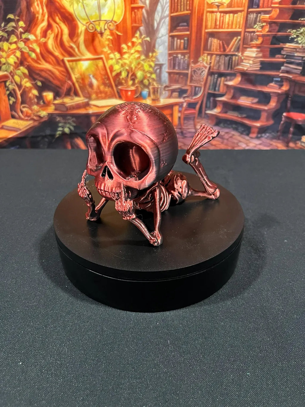 Red/Black Dual Color Chill Rude Skeleton