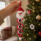 ☃️ Crochet Snowman Spiral Ornament DIY Kit