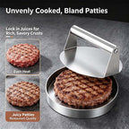 Stainless Steel Burger Press Smash Burger Press- Pro Non-Stick Burger Smasher🍔