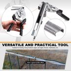 M Type Hog Ring Pliers Kit – Semi-Automatic Spring-Loaded High-Efficiency Cage & Fence Repair Tool