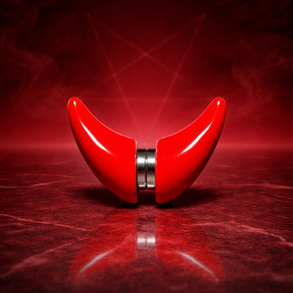 😈 Wearable Magnetic Horns Pair Set