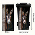 🫏 Donkey Painting Trash Can Sticker