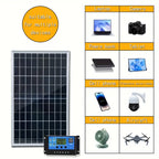 ☀️ Portable 12V Solar Panel Kit – Charge Anywhere, Anytime