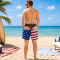 Men’s Novelty Prank Swim Trunks – Funny Beach Shorts for Summer & Parties