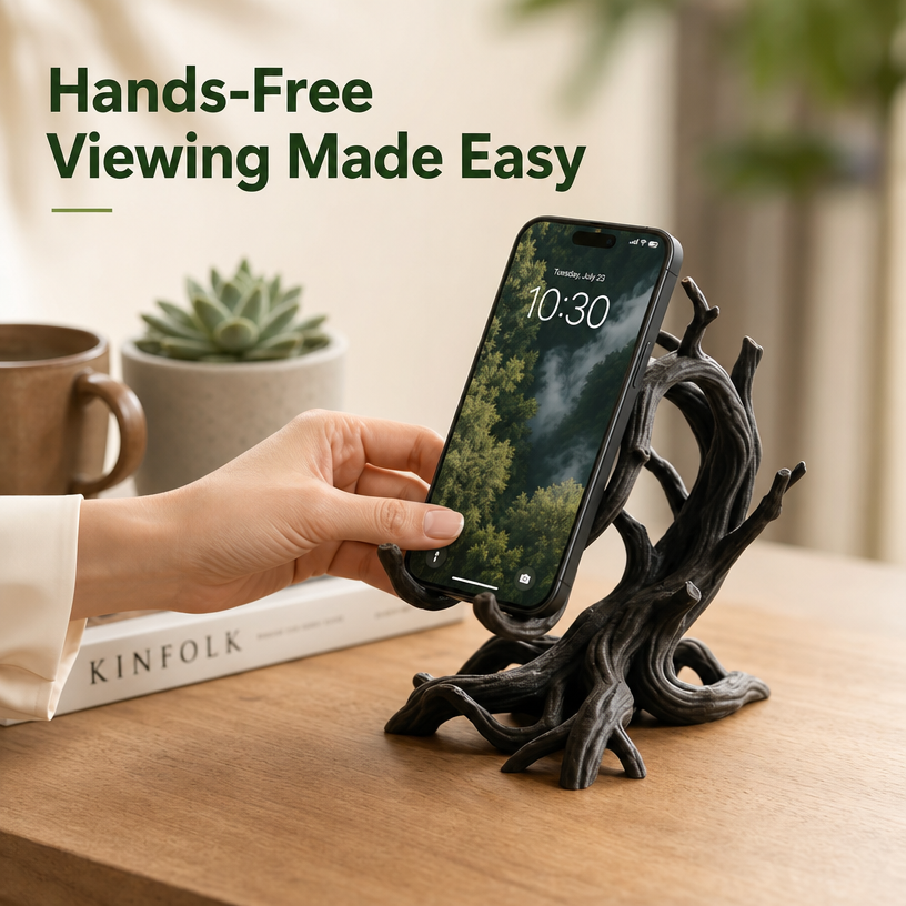 Tree Branch Phone Stand