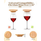 4 Pcs Wine Glass Charcuterie Topper