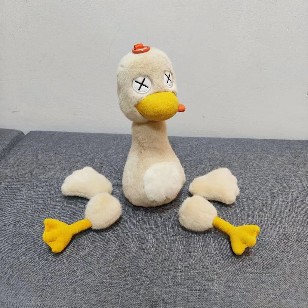 Magnetic Rage Duck, Detachable Duck Plush Toy with a Plush Knife