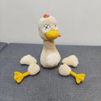 Magnetic Rage Duck, Detachable Duck Plush Toy with a Plush Knife